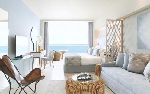 Ikos Dassia-Junior Suite Sea View Bedroom_14021